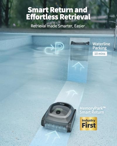 Beatbot AquaSense Cordless Robotic Pool Vacuum Cleaner – Intelligent Path Opimization, Cleans Floor, Walls, and Waterline – Ideal for Above & In-Ground Pools up to 2,260 sq.ft. - Image 2
