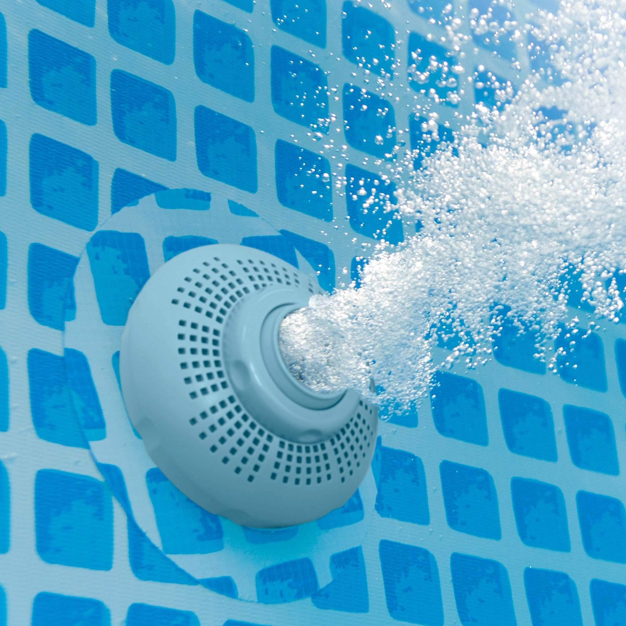 Intex 24ft x 52in Ultra XTR Round Frame Pool, Loungers (2 Pack), Floating Cooler - Image 5